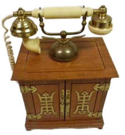 Vintage Asian inspired french style telephone